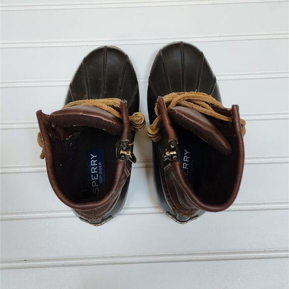 Sperry Port Girls Saltwater Duck Boots - Picture 2 of 13